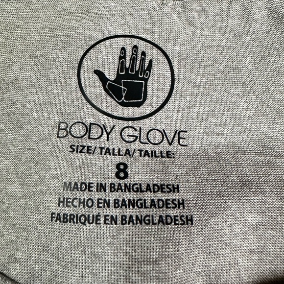 Body Glove Girls Pink/Grey Athletic Short Sleeve Tee Shirt Size 8 - Picture 4 of 4